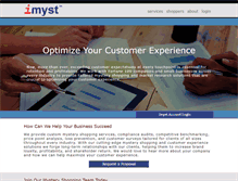 Tablet Screenshot of imyst.com
